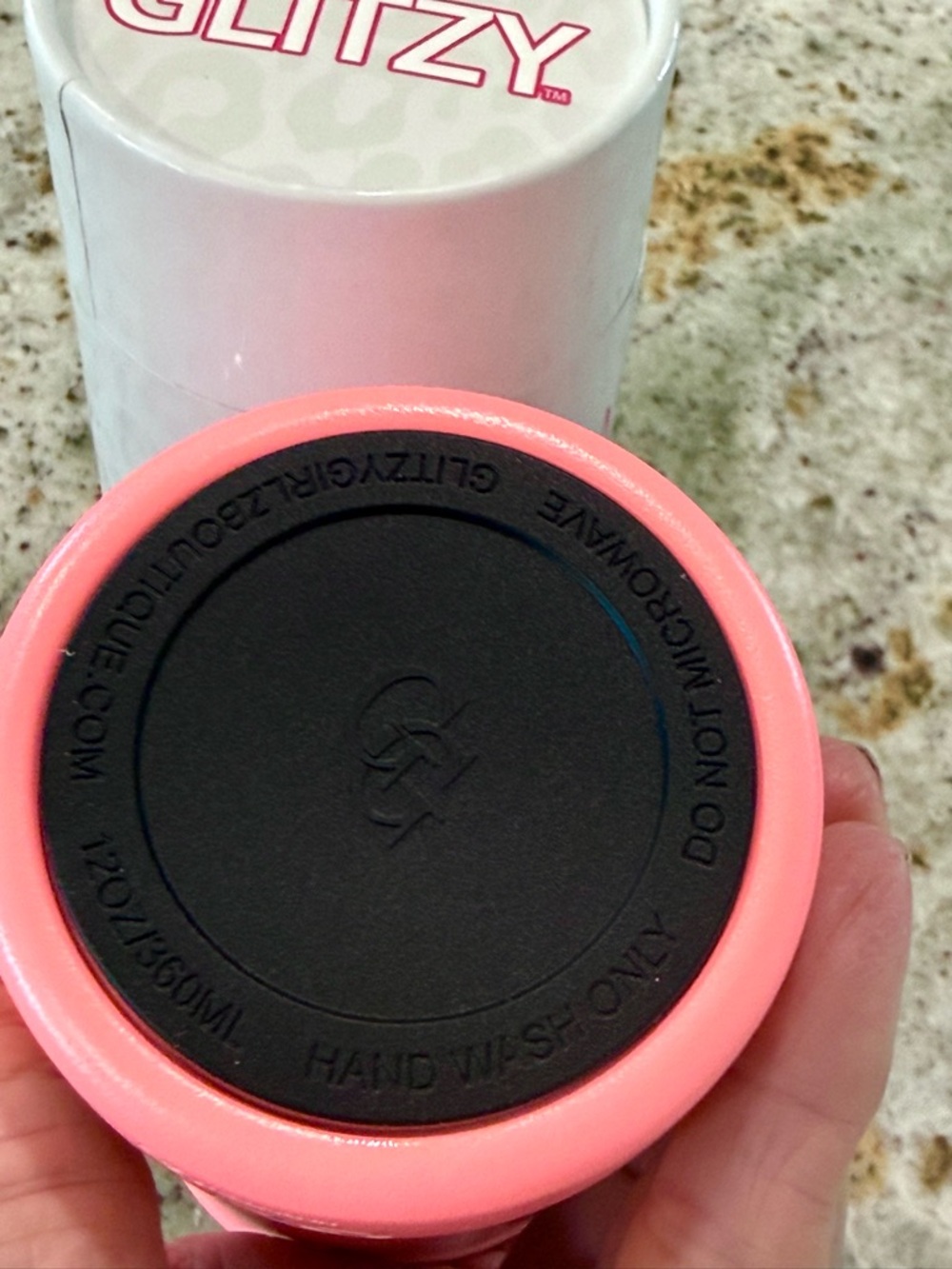Glitzy Girlz "Neon Coral Matte" Skinny Can Cooler - 12 oz NEW - Picture 8 of 8